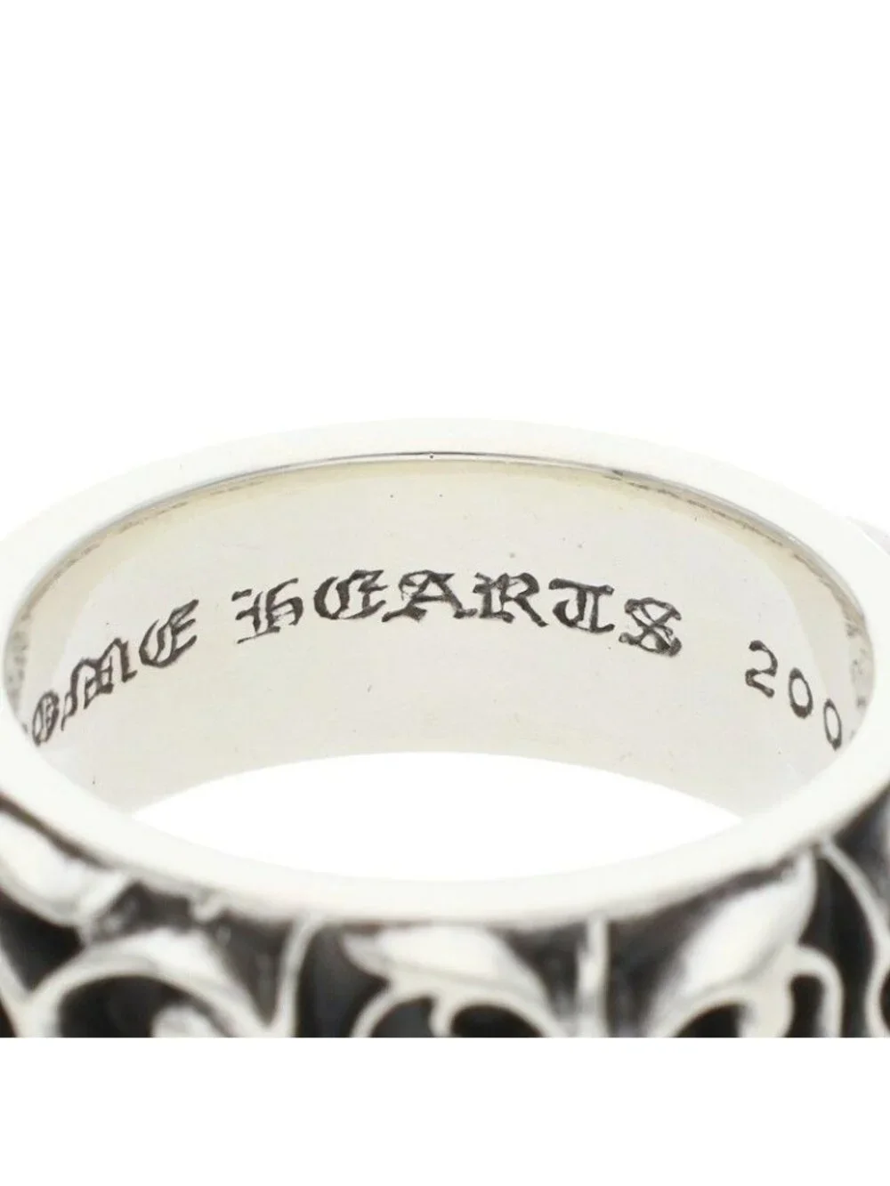 Chrome Hearts Etrnity Vine Band Eternity Silver Ring